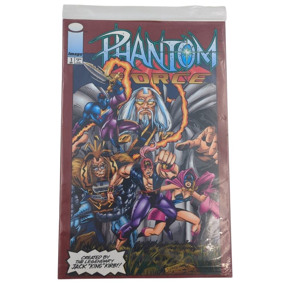Phantom Force #1 Image Comics Jack Kirby Modern Age Brand New Sealed Card